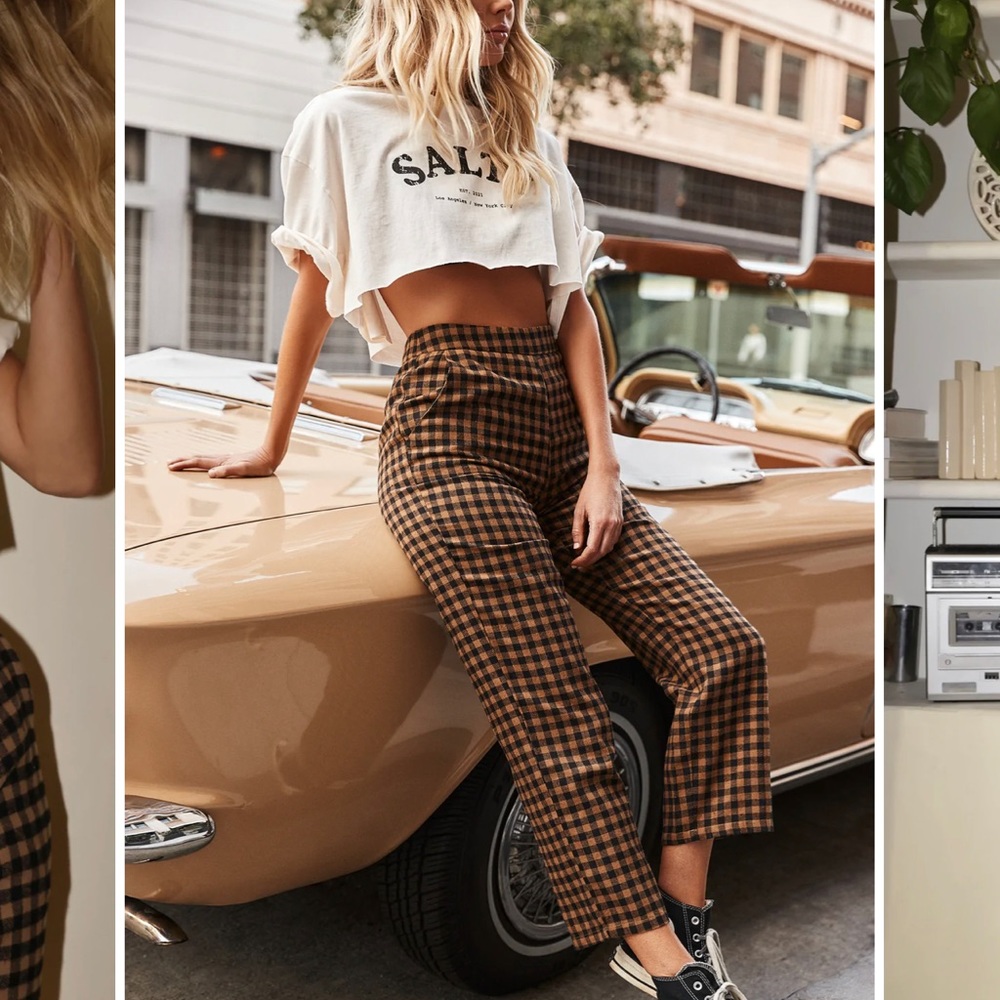 Checkered pants